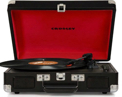 Cruiser Deluxe Portable 3 Speed Turntable with Bluetooth