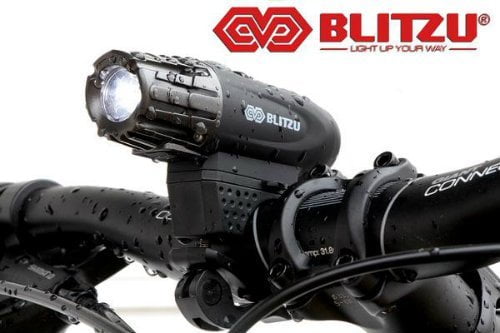 Blitzu Gator 320 PRO USB Rechargeable Bike Light Set POWERFUL Lumens