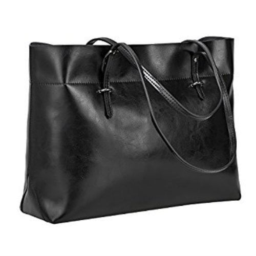 Womens Vintage Genuine Leather Tote Shoulder Bag Handbag