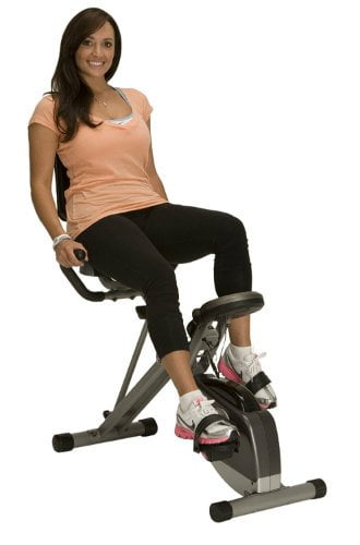 best foldable exercise bike with backrest