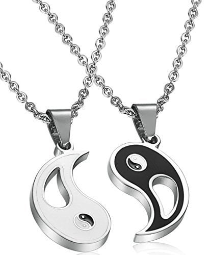 Cool Yin Yang Necklaces Couple Best Friend