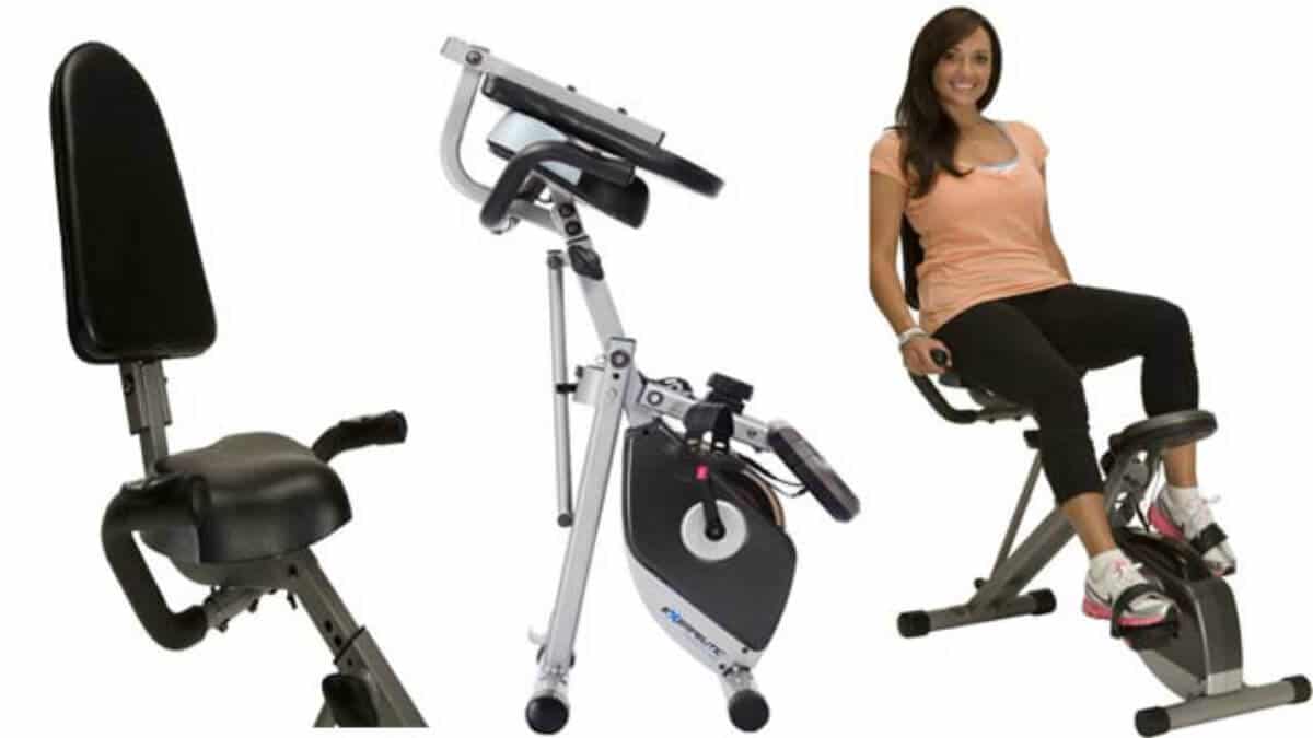 Best Foldable exercise bike with backrest top rated