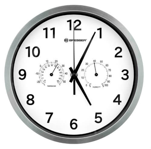 Bresser Mytime Thermo Hygro Wall Clock