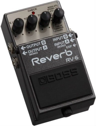 BOSS RV 6 reverb pedals guitar effects top 10 reviews