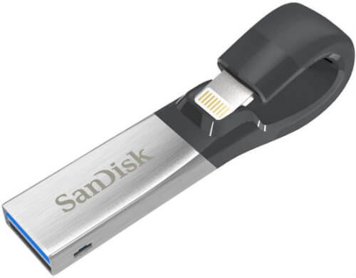 SanDisk iXpand Flash Drive 128GB for iPhone and iPad
