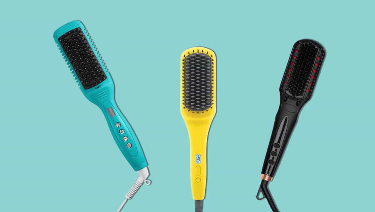 Best hair straightening brush reviews for smooth shiny hair