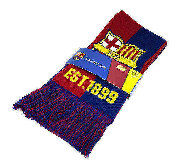 FC Barcelona Official Football/Soccer Crest Winter Scarf 