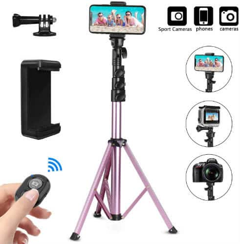 PEYOU Phone Camera Selfie Stick Tripod Stand