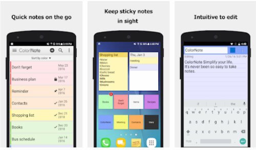 free notes app for android tablet