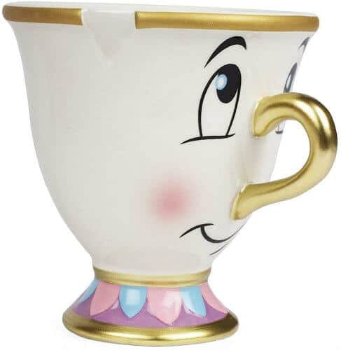FAB Starpoint Disney Beauty and the Beast Chip Mug with Gold Foil Printing