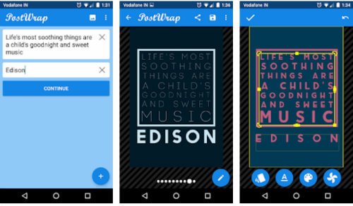 PostWrap Best apps to make posters on Android
