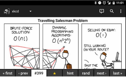 xkcd Browser is a comic viewer