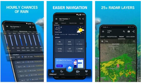 Best free Android weather apps | weather apps and widgets - Dissection ...