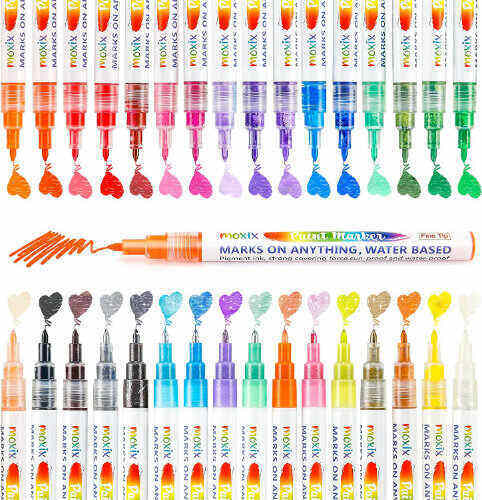 32 Colors Acrylic Paint Marker Pens