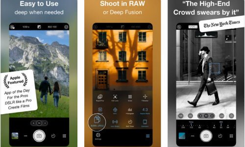 Best camera app for iPhone