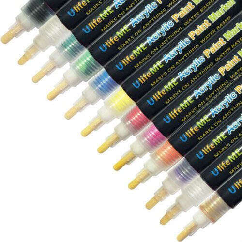 ULIFEME Acrylic Paint Markers for Painting Rocks
