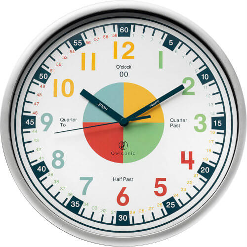 Owlconic Telling Time Teaching Clock
