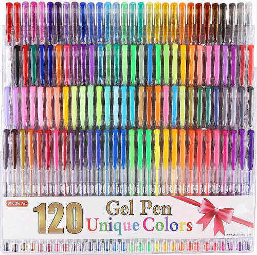 Shuttle Art 120 Unique Colors gel pens