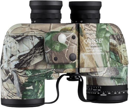 QUNSE HD Binoculars with Compass and Rangefinder