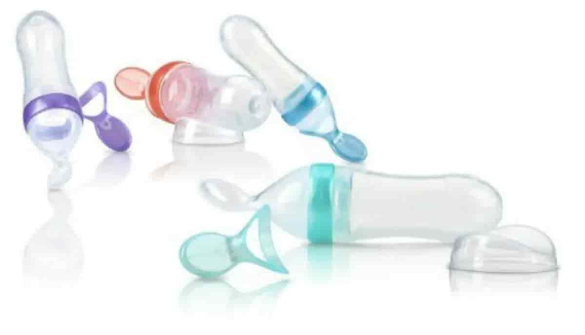 Best Baby Bottles with Spoon Attached to Feed the Baby