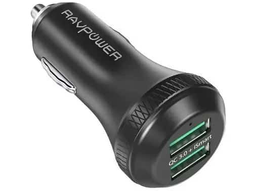 Car Charger Quick Charge 3 0 RAVPower 40W 3A Car Adapter