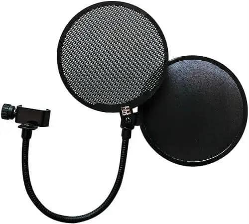 Dual Pro Pop Filter USA microphone