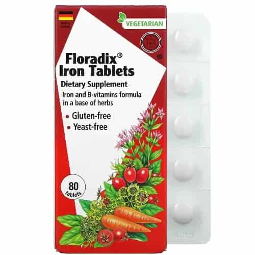 Floradix Tablets Iron Supplement
