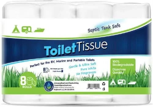 Freedom Living RV Toilet tissue septic tank safe