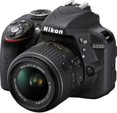Nikon D3300 24 MP CMOS Digital SLR Camera less than 500 dollars