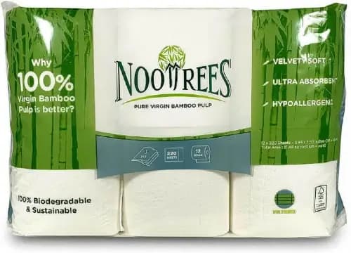 NooTrees Bamboo Bathroom Tissue Biodegradable Toilet Paper