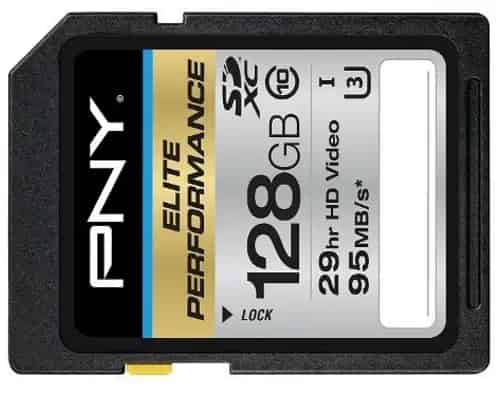 PNY Elite Performance 128 GB High Speed microsd card
