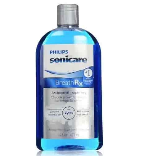Philips Sonicare Breathrx Antibacterial Mouthwash products to fight bad breath