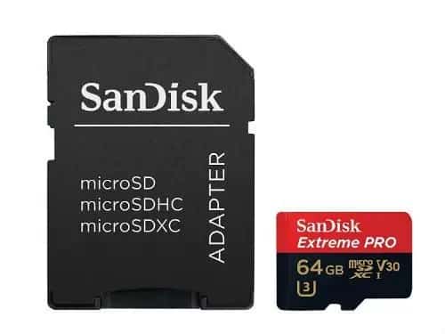 Sandisk Extreme Pro 64 GB Class 10