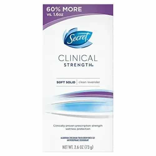 Secret Clinical Strength Women smooth Solid Lavender Scent Antiperspirant Deodorant