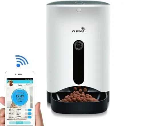 SmartFeeder WOpet Automatic Pet Feeder for Dog or Cat Control by Iphone Andriod or other smart devices