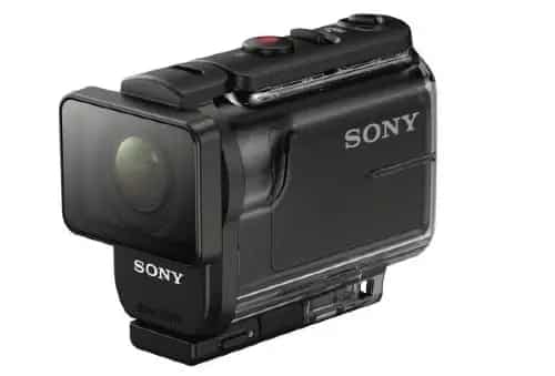Sony HDR AS50 B Full HD 1080p Action Cam with 32GB MicroSD Card Battery Pack Bundle
