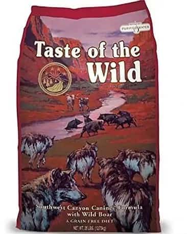 South Canyon dog food with ox and boar