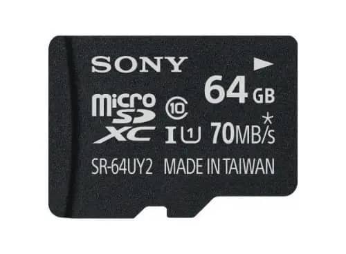 best 64GB microSD memory card for DSLR to shoot 4K full hd videos