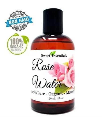 organic rose water for face
