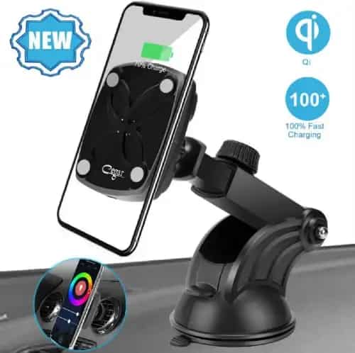 Best car wireless charger for iPhone Samsung Galaxy