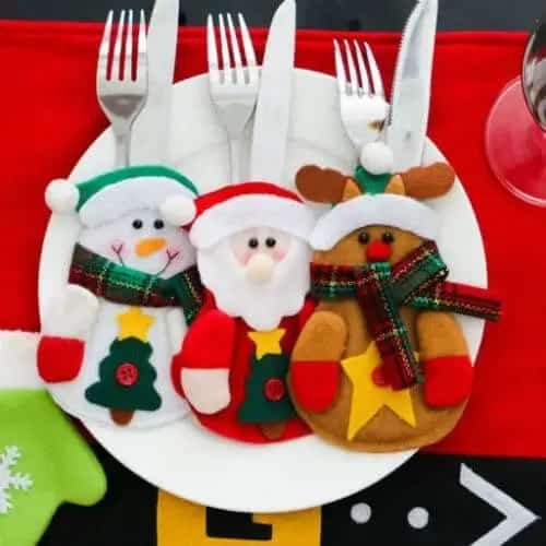 Christmas Tableware Case Set