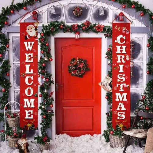 Christmas arrangements for doors