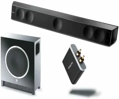 Focal dimension with Focal Subwoofer and Bluetooth Receiver review