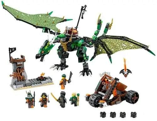 Lego Ninjao The Green NRG Dragon Building Kit