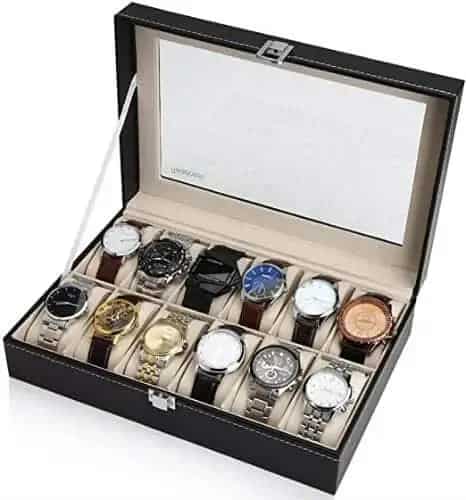 Readaeer Leather Watch Box