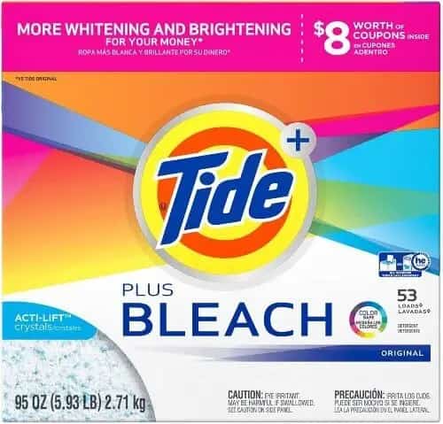 Tide Laundry Detergent with Bleach Powder