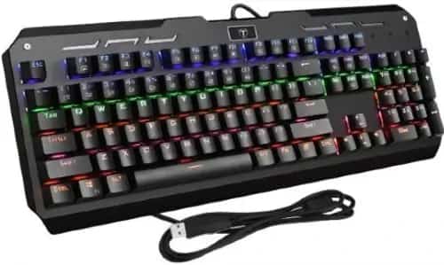 VicTsing 104 Key Cool Backlit Mechanical Gaming Keyboard review pros cons