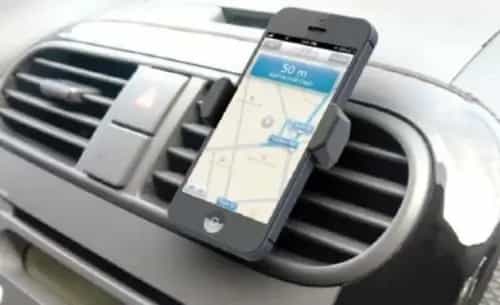 smartphone holder for a vehicle