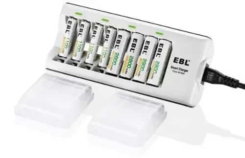 top rated Battery Charger with Rechargeable Batteries