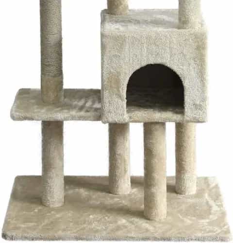 AmazonBasics Cat Tree with Cave Scratching Posts